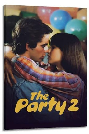 szzmyo La Boum 2 Filmposter, dekoratives Gemälde, moderne ästhetische Leinwand, Poster, Schlafzimmer-Kunst, Wohnzimmer, Dekoration, Poster, 60 x 90 cm, Rahmenstil