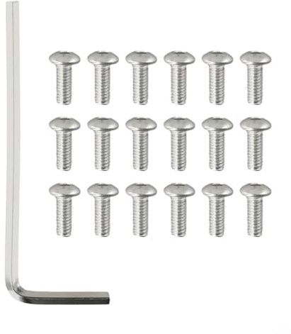 ZYWUOY Lot de 18 vis en acier pour trottinette électrique Max G30 - Taille adaptée - Fixation sécurisée