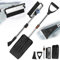 Apritsce Eiskratzer Schneebürste Schneeschieber, 3 in 1 Eiskratzer Auto Set, Eiskratzer Auto mit Besen, Abnehmbares Drehbares Auto Schneebürste, Ausziehbarem Schneeschaufel für Auto
