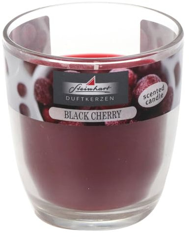 Wiedemann Duftkerze im Glas Cero Black Cherry 80/74 mm, ca. 27 h
