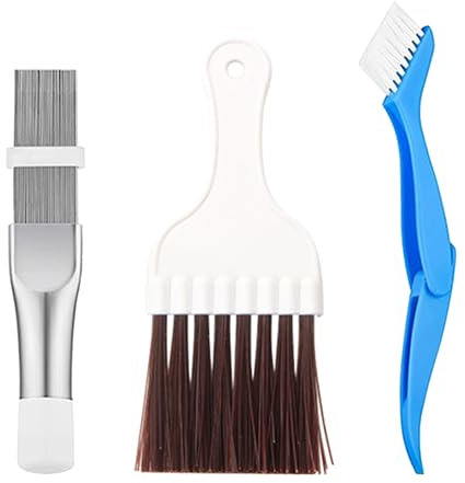 Peine de limpieza del condensador, cepillo de limpieza de aletas del condensador del aire acondicionado, cepillo de limpieza de la secadora de ropa, para limpiar el aire acondicionado y la secadora