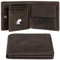 Marc Peter® Florida AirTag Wallet mit Münzfach und RFID-Schutz | AirTag Geldbeutel | Apple Airtag Portemonnaie | Vintage Kohle Geldbörse