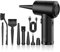 Compressed Air Duster-200000RPM Super Power Cordless Electric Air Blower Duster, USB Rechargeable Durable 3-Gear Adjustable Dust Blower Cleaner for PC, Keyboard, Outdoor, House and Car (Black)