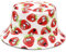 KUMSODE Männer Frauen Outdoor Hut Fischerhut Sommer Fischerhüte Erdbeer Hut Bucket Hat Uv Protection Hat Mädchen Kinder