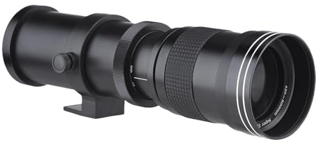 VBESTLIFE 420-800mm Manual Telephoto Zoom Lens Compatible with T8i T7i T7 T6s T6i T6 T5i 250D 760D 1200D 60D 70D 77D 80D 90D 5D II III IV