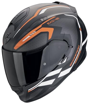 SCORPION EXO-491 KRIPTA Black-Orange-White S