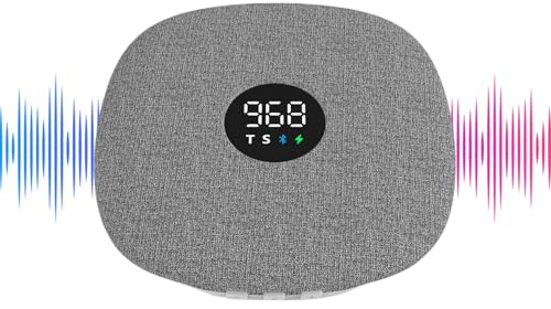 Thin Pillow Speaker, Bone Conduction Audio, Wireless Sound Device with Clear Output, Under Pillow Gadget, Sleep Speaker with Low Profile Design, Audio Tool for Dorm and Bedroom