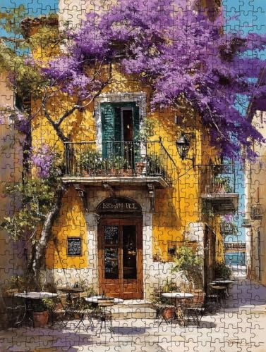 Villa Tisch Stuhl Puzzle 5000 Teile Erwachsene, Jigsaw Puzzle 5000 Teile, Komplex Herausfordernd Puzzles, Familie Spiele, Impossible Klassische Puzzles, für Wanddekoration und Geschenke FNKL2-79