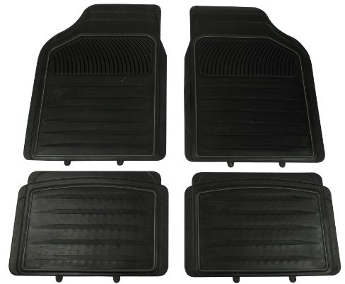Cartrend 74940 Autogummimatte Anthrazit Line 4tlg