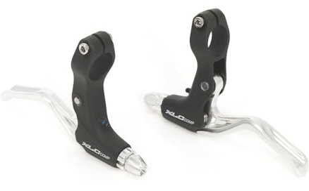 XLC Comp Bremshebelset BL-V12 schwarz/silber, Alu, für Rapidfire