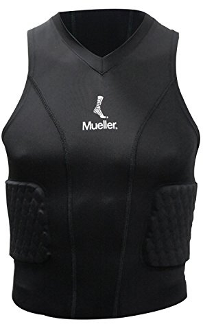 Mueller Diamond gepolstertes Shirt, schwarz, Junge - Large