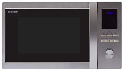 Sharp R-922STWE 3, 1000 W, 32 litros, Acero inoxidable