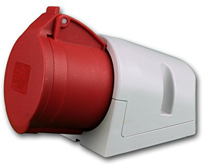 world-trading-net - Prise murale CEE AP, prise de courant 32A, couleur rouge, classe de protection IP44