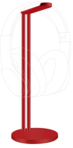 GEEKRIA Kopfhörer Ständer Kompatibel Mit Bose QC35II, QC35, QC25, Sony WH-1000XM6, WH-1000XM5, WH-1000XM4, ATH, AKG, Ohrhörer Halter, Kopfhörerhalter Kopfhörerständer, Headset Display Holder (rot)