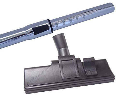 Hossi's Wholesale Chrom Staubsauger Teleskoprohr kompatibel für Siemens Dino Super XS, XXS im Set mit Staubsaugerdüse und 5 Duftstäbchen