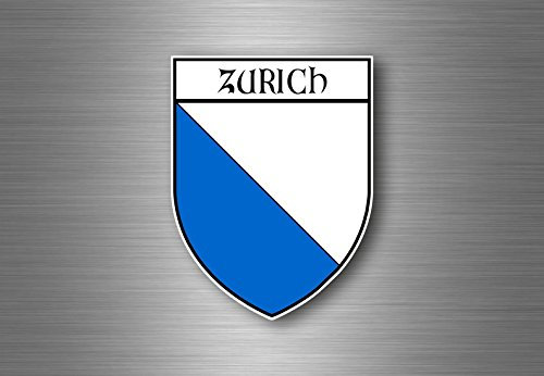 Aufkleber sticker autoaufkleber wappen schild flagge schweiz zurich