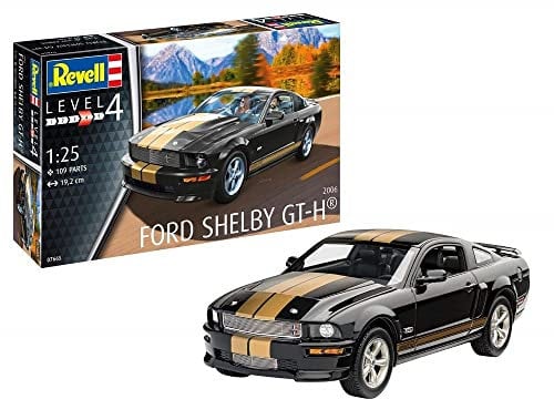 Revell 07665 2006 Ford Shelby GT-H Fahrzeug originalgetreuer Modellbausatz für Fortgeschrittene, Mehrfarbig, 1/25