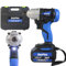 Cordless 18V Impact Wrench with Case, 1/2inch Square Driver, Rechargeable Batteries 6000mAh, Forward Reverse Setting, 420Nm Max Torque with LED Light & Sockets 14mm/17mm/ 19mm/22mm