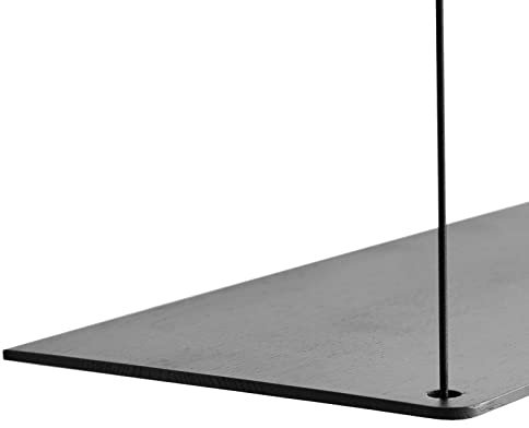 Woud - Regalbrett Für Wandregal Stedge - Eiche - Schwarz - 80 cm