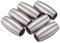 Airssory Magnetverschlüsse, 304 Edelstahl, matt, 21 x 10 mm, ovale Form, 21 x 10 mm, Magnetkonverter für Schmuck, Armbänder, Halsketten, passend für 6 mm Kordel, 10 Stück
