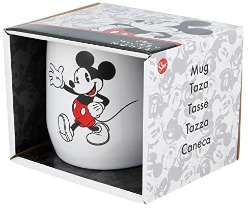 Taza nova de cerámica de 380 ml de Mickey Mouse 90