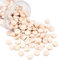 PandaHall 200Pcs Natürliche Flache Runde Holzperlen, 12.5mm Holzmünzperlen Unvollendete Runde Holzscheiben Für Die Schmuckherstellung, Bohrung: 2 mm