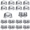 20 Pezzi Farfalline per Orecchini Argento Sterling 925 Senza foro tondo ipoallergenico Nichelper Orecchino Fare Scoperte,Farfalline per Orecchini Argento (Argento)