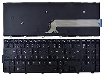 PORTATIL MOVIL - Teclado Compatible con DELL VOSTRO 15 3558 3546 3559 JYP58 Teclas Recambio Keyboard Replacement Piezas Renovar Interior Laptop PC Computadora Fácil
