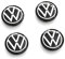 Volkswagen 10A071213 Radnabenkappen (4 Stück) Nabenkappen dynamisch VW Logo Radkappe