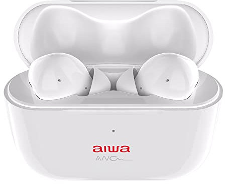 Aiwa EBTW-888ANC Auriculares Inalámbricos Blancos