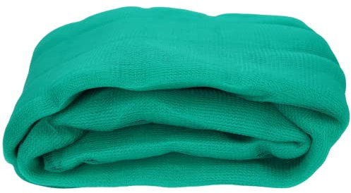 Lacers Gerüstschutznetze | Staubschutznetzte HDPE | Engmaschig | Robust | Vogelschutznetz | Gartennetz | Teichnetz | Obstbaumnetz | Taubennetz | Balkon Netz (3,07x10m, Grün, 1)