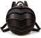 Vintage Leder -rucksack Kreative Persönlichkeit Käfer Rucksack Mode Round School Tasche Retro Reisetasche Für Unisex Männer Frauen