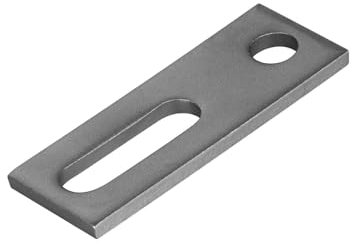 Avoltik M10 Edelstahl Platte für Stockschrauben I 1 Stück Adapterplatte zur sicheren Solarpanel Befestigung I witterungs- und rostbeständiges Edelstahl Blech für Photovoltaik Anlagen