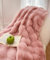 Tospass Kaninchen Decke Warme Sherpa Decke Kuscheldecke Rosa Flauschig Weich Dicke Sofadecke Wohndecke Tagesdecke Doppelgesicht Decke - 180x200cm