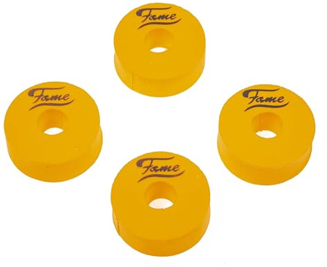 Fame Cymbal Washers HiHat Set, 3-teiliges Beckenfilz-Set, Orange, 40x16 cm, Memory-Schaum, Optimierter Sound und Spielgefühl, Drumset Zubehör