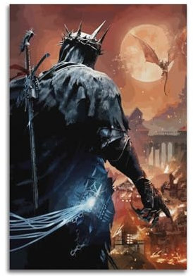 Quem Poster Lords of the Fallen Game, dekoratives Gemälde, Leinwand, Wandposter und Kunstdruck, modernes Familienschlafzimmer, Dekorposter, 30 x 45 cm