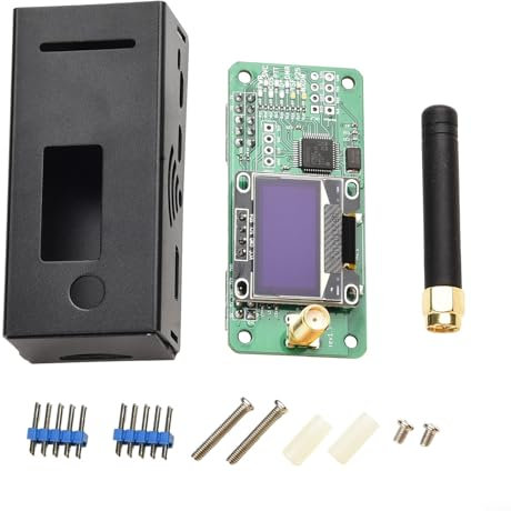 Hotspot Erweiterungsmodul-Kit MMDVM Hotspot Board UHF VHF Modul unterstützt P25 DMR YSF mit Gehäuse und Antennen, für Pi für Zero 3B