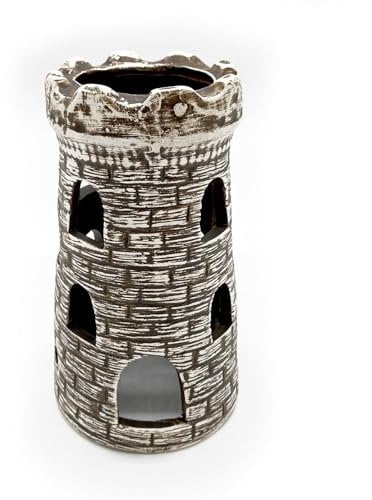 ZooPaul Keramik Deko Dekoration Aquarium Terrarium Turm Wachturm Schloss groß
