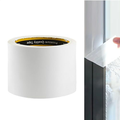 Enveloppe de fenêtre pour l'hiver, ruban d'étanchéité,Boudin de fenêtre - Kit d'isolation de fenêtre ruban adhésif, accessoires d'isolation thermique pour les espaces en verre de douche de porte