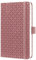 SIGEL J6128 Wochenkalender 2026 A6 dunkelrot, Hardcover, Gummiband, Stiftschlaufe, Einstecktasche, 174 Seiten, vegan, Buchkalender, Terminplaner Kalenderbuch Jolie