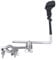 TUOREN Drum Set Microphone Mount Holder, Drum Rack Mounting Clamp with L Shaped Mic Mount Arm Shock Mount Microphone Clip, Microphone Stand for Hi-Hat Cymbal Stand Percussion Drum Set
