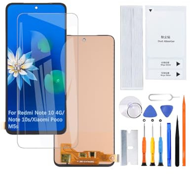 H&LYCYJ Pantalla LCD para Redmi Note 10 4G/Note 10s/Xiaomi Poco M5s TFT M2101K7AI M2101K7BI M2101K7BNY LCD Montaje con kit