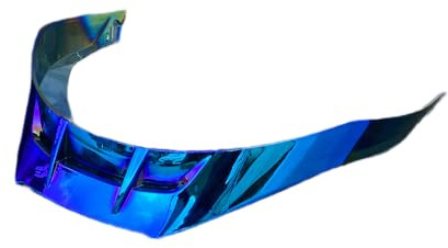 XYJTC Motorrad Helmvisier, PI-STA Helmheckspoiler for AGV GPR/GP/Corsa/Corsa R Heckspoiler Ersatz-Motorradhelmzubehör (klar)
