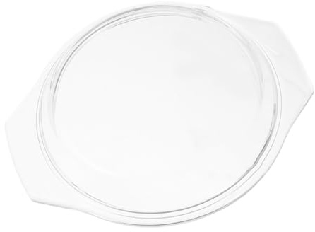 DECOMELODY Glasdeckel Mikrowelle Spritzschutz 20,2cm Hitzebeständig Für Dämpfen Und Backofen Spülmaschinenfest