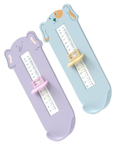 IMIKEYA Kinderschuh Messgerät 2 Stück Abs Schuhgrößenmesser für Babys