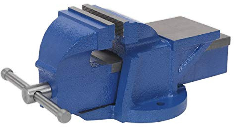 Sealey Cv100Xt Vice 100Mm Fixed Base Professional Heavy-Duty