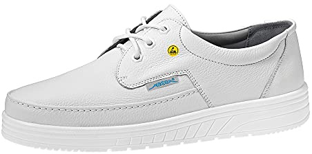 ABEBA 32600 AIR CUSHION ESD Schuh mit Lace, O2, SRA, Weiß, Größe 39