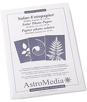 Das Solar-Fotopapier (14x19cm), 20 Blatt