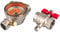 Allmess Anschluss Set 1 Zoll mit Kugelhahn