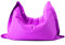 MaxiBean Large Bean Bag Chair for Kids and Children - Gaming BeanBag Cushion with Filling Beans Included, Perfect for Living Room, Bedroom, Garden Room, and Outdoor Use Weather Resistant - Purple